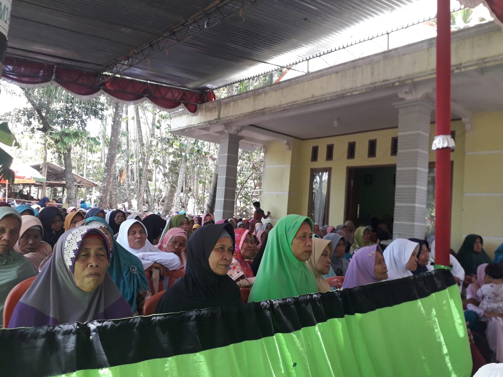 perringatan maulud nabi muhammad SAW tingkat Masjid Miftahul Huda Desa Jintung 01